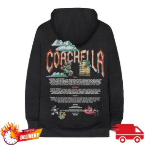 Coachella Store Merch Desert Icons 2026 Lineup Hoodie