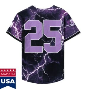 Insomniac Shop Store Merch Electric Storm Baseball Jersey