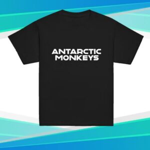 Antarctic Monkeys Merch Shop New White Logo T-Shirt