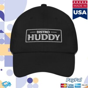 Bistro Huddy Merch Store Shop Bh Logo Dad Hat Black