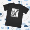 Hello Merch Store Racing Mount Pleasant Guitar Cat T-Shirt