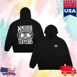 Wndrr Merch Store Decade Hood Sweat Black