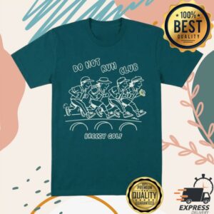 Breezy Golf Store Merch The Do Not Run Club Tee Verdant Green