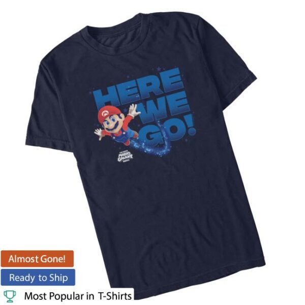 Amc Theatres Merch Store The Super Mario Galaxy Movie Here We Go T ...
