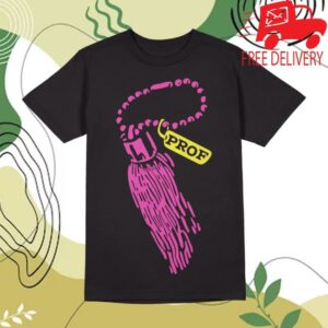 Stophouse Merch Store Prof Rabbit’s Foot Black T-Shirt