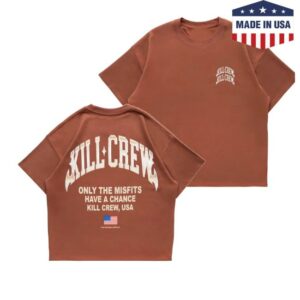 Kill Crew Merch Shop Relaxed Fit Natural Cotton Chrome T-Shirt