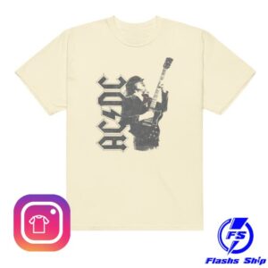 Acdc Store Merch Angus Guitar Solo T-Shirt