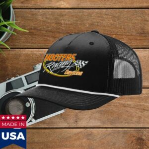Hooters Store Merch Hooters Racing Oval Logo Hat – Black