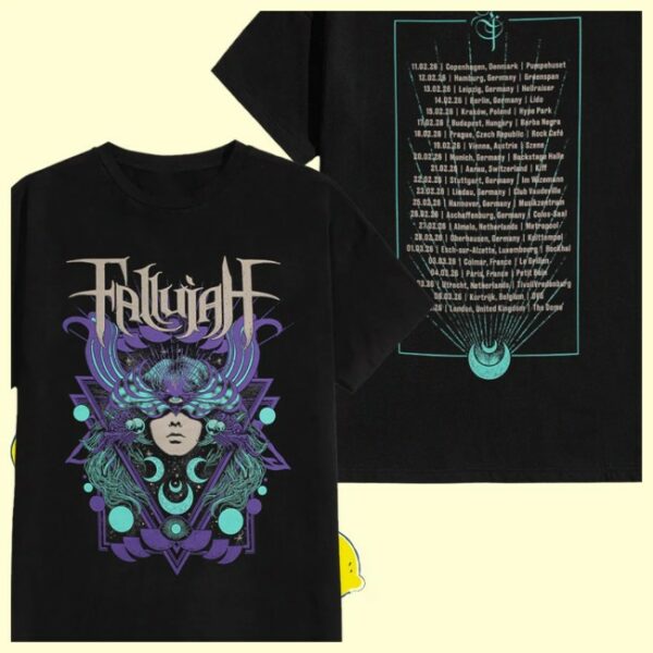 Impericon Store Merch Fallujah - Tour 2026 - T-Shirt - Newest Fashion ...