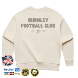 Burnley Fc Store Merch Burnley Fc Bubble Print Womens Sweatshirt