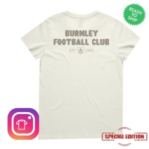 Burnley Fc Store Merch Burnley Fc Bubble Print Womens T-Shirt