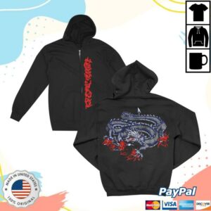 Damaged Goods Merch Store Outta Pocket Dragon Zip Up Hoodie