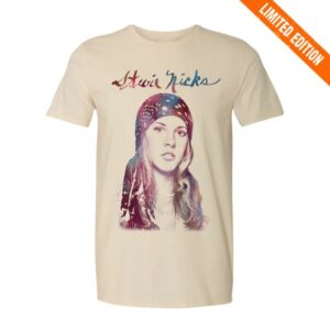 Stevie Nicks Merch Store Stevie Nicks Tour 2025 Head Scarf Photo Tee