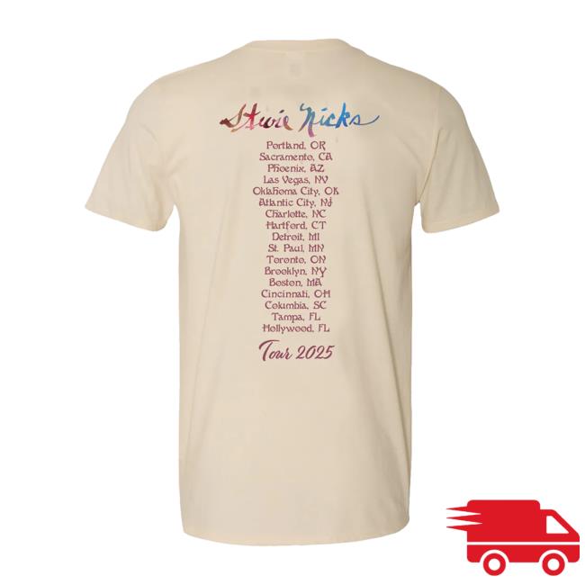 Stevie Nicks Merch Store Stevie Nicks Tour 2025 Head Scarf Photo Tee 4 Stevie Nicks Merch Store Stevie Nicks Tour 2025 Head Scarf Photo Tee