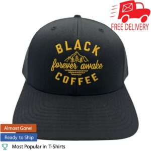 Black Coffee Apparel Store Merch Classic Trucker Cap Black