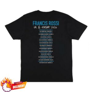 Status Quo Backstreetmerch Store Francis Rossi 2026 Tour Tee