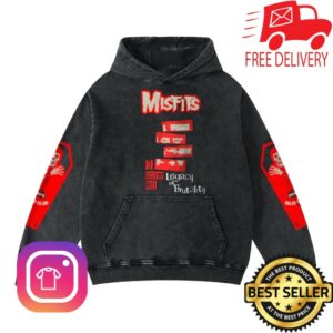 Jnorss Store Merch Misfits Legacy Of Brutality Acid Wash Hoodie