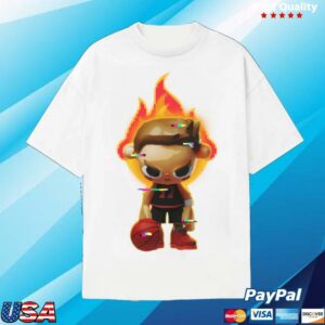 77X World Merch Store He’s On Fire T-Shirt