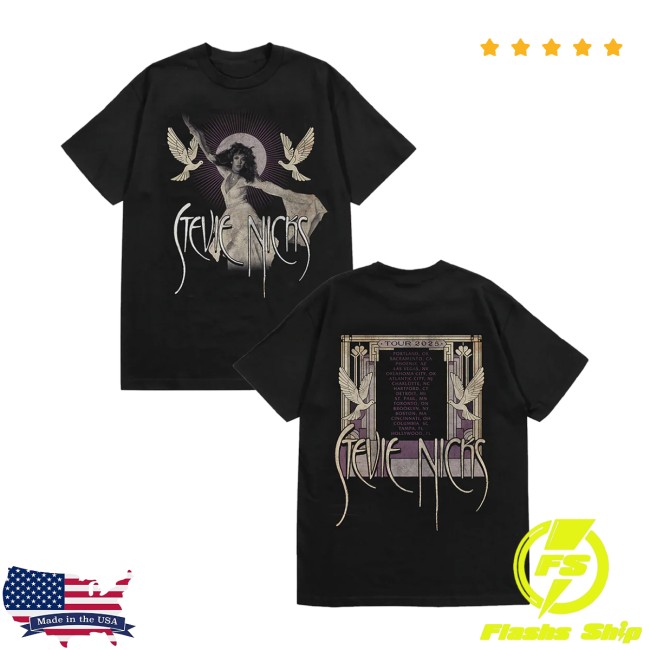 Stevie Nicks Store Merch Stevie Nicks Tour 2025 Dancing Doves Tee Stevie Nicks Store Merch Stevie Nicks Tour 2025 Dancing Doves Tee