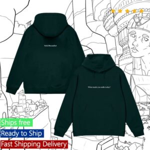 Seek Discomfort Merch Store What Made You Smile Today Hoodie