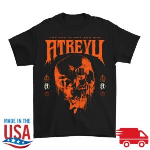 Allotment Store Merch Melting Skull Tee Black