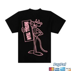 New York Sunshine Store Merch Pink Panther T Shirt Black