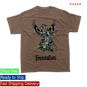 Closed Casket Activities Merch Store Foundation Angel Of Death Espresso T-Shirt