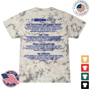 Okeechobee Fest Store Merch 2026 Tie Dye Lineup Tee