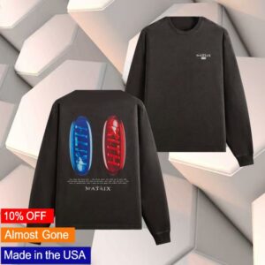 Kith Merch Store Kith For The Matrix Red Pill Blue Pill Long Sleeve Tee
