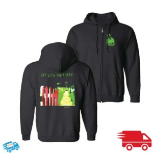 Anxious And Angry Merch Shop Off With Their Heads Hospitals Full Zip Hoodie