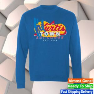 Kurtis Conner Store Merch Ski Lodge Royal Crewneck Sweatshirt