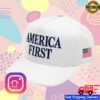 kenny Fuentes Store Merch Official White America First Hat