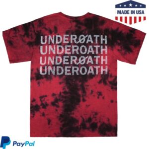 Underoath 777 Store Merch Stacked Dye Tee
