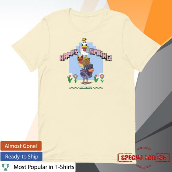Minecraft R63 Merch Minecraft Shop Merch Minecraft T-Shirt Happy Spring - Newest Fashion Trends