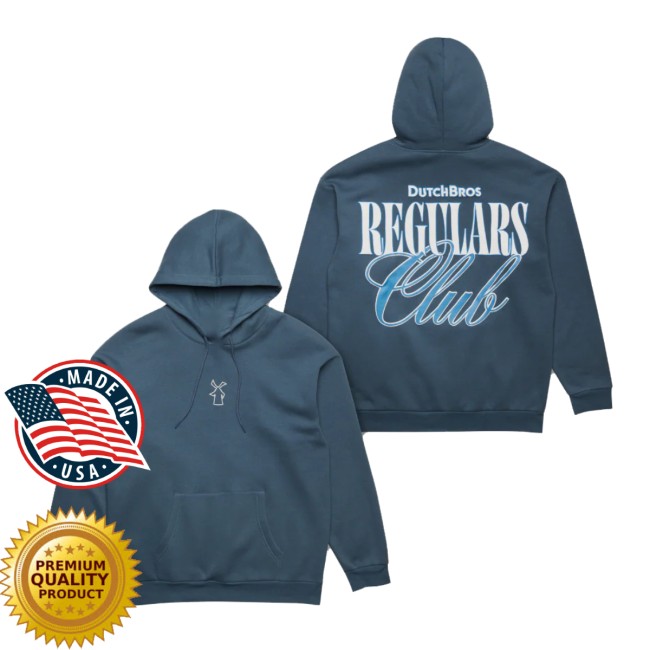 Dutch Bros Store Merch Regulars Club Hoodie Dutch Bros Store Merch Regulars Club Hoodie