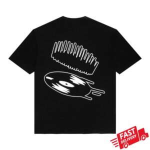 Nervous Records Store Merch Nervous Highlight T-Shirt Jet Black