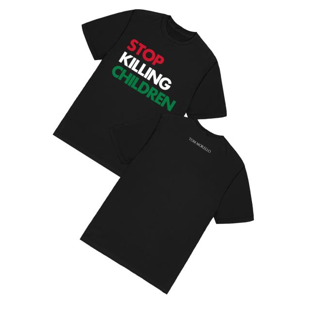 Tom Morello Shop Merch Stop Killing Children T-Shirt 3 Tom Morello Shop Merch Stop Killing Children T-Shirt