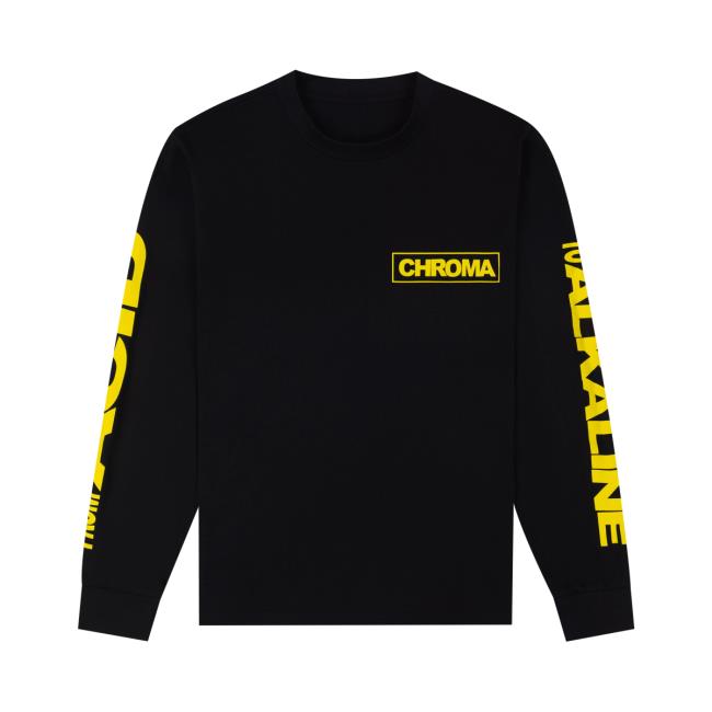 Bicep Music Merch Store Acid Chroma Longsleeve Tee Black 3 Bicep Music Merch Store Acid Chroma Longsleeve Tee Black