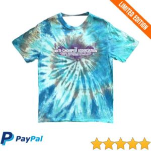 Thunder Shout Merch Store Anti-Chomper Association Tie-Dyed T-Shirt