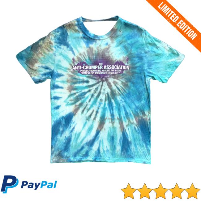 Thunder Shout Merch Store Anti-Chomper Association Tie-Dyed T-Shirt 3 Thunder Shout Merch Store Anti-Chomper Association Tie-Dyed T-Shirt