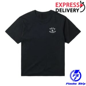 Born X Raised Store Merch Born X Raised + Dodgers Back To Back Stack Tee Black