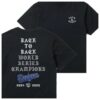 Born X Raised Store Merch Born X Raised + Dodgers Back To Back Stack Tee Black
