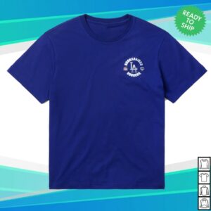 Born X Raised Store Merch Born X Raised + Dodgers Chrome Arches Tee Blue