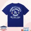 Born X Raised Store Merch Born X Raised + Dodgers Chrome Arches Tee Blue