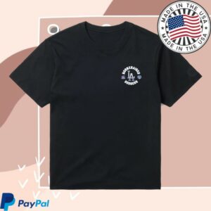 Born X Raised Store Merch Born X Raised + Dodgers Chrome Arches Tee Black