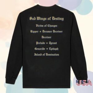 Judas Priest Store Merch Sad Wings Of Destiny Long Sleeve Tee