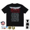 Saxon Merch Store Denim And Leather T-Shirt