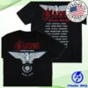 Saxon Merch Store Wheels Of Steel 2025 Tour T-Shirt