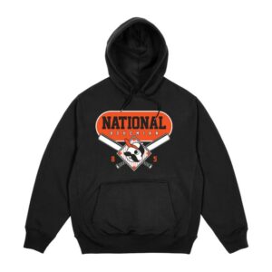 National Bohemian Store Merch Baseball Season Black Hoodie