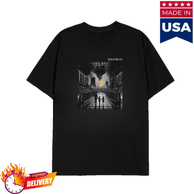 Darwin Merch Store Distorted Mirror Black Tee 2 Darwin Merch Store Distorted Mirror Black Tee